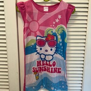 Hello Kitty 🐱 Sunshine ☀️ Pink and Blue 'Hello Sunshine' Girls dress loungewear